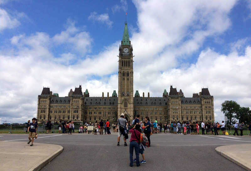 Parlament Kanady. The Parliament Hill, Ottawa.